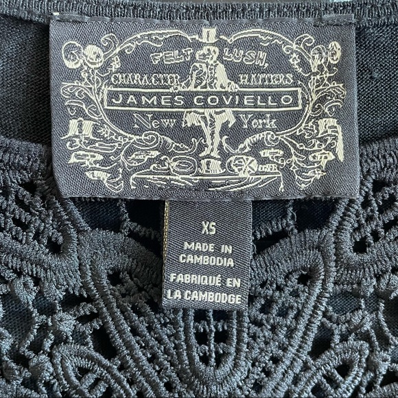 EUC Anthropologie (James Coviello) Laced Linen Tee (XS) - Picture 8 of 10